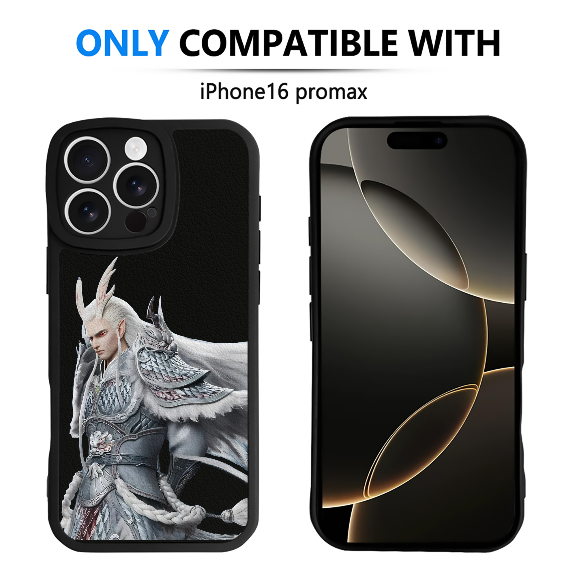 （画像用） Ne Zha 2 ナタ 魔童の大暴れ 【iPhone 16シリーズ対応】シリコンスマホケース（レザー調） 材質：シリコン